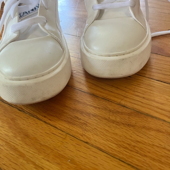 EUC- GANNI White Vegea Sneakers - size 38 - Picture 9 of 9